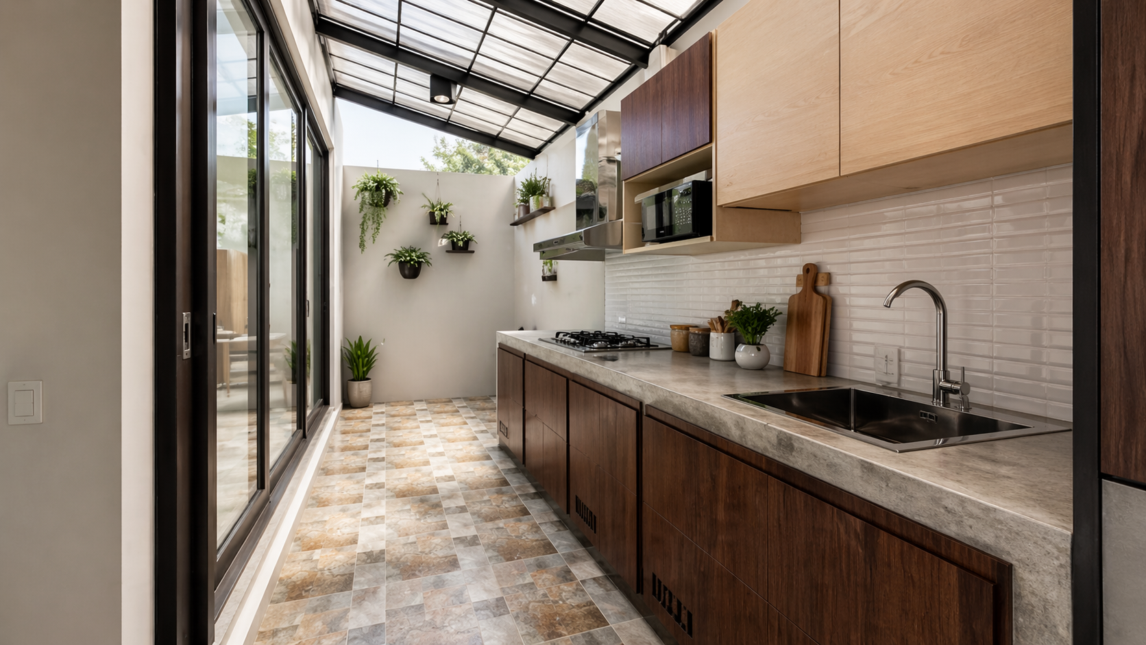 พื้นที่หลังต่อเติม