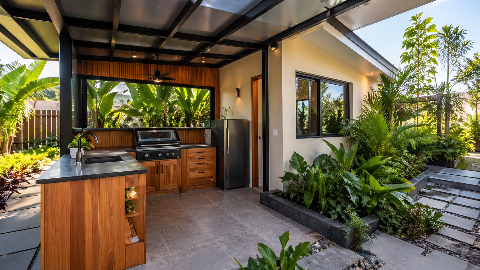 ต่อเติมหลังบ้าน