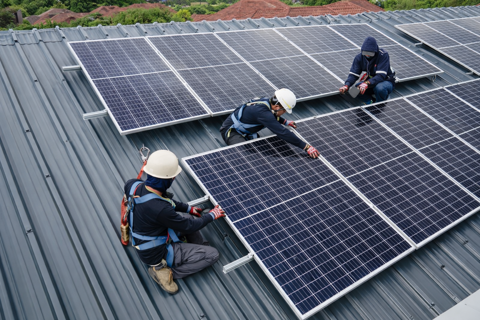 งานติดตั้งโซล่าเซลล์